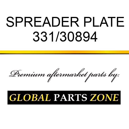 SPREADER PLATE 331/30894