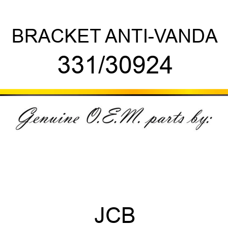 BRACKET ANTI-VANDA 331/30924