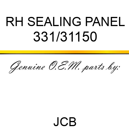 RH SEALING PANEL 331/31150