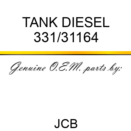 TANK DIESEL 331/31164
