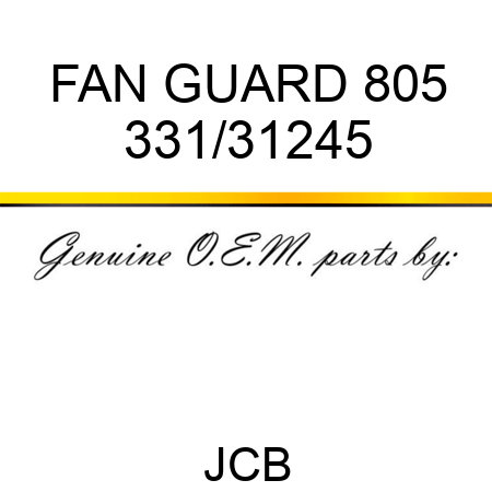 FAN GUARD 805 331/31245