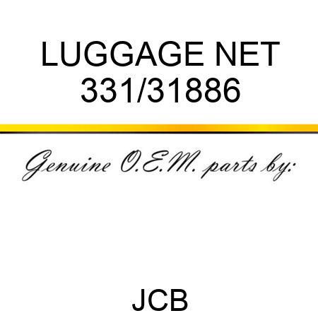 LUGGAGE NET 331/31886