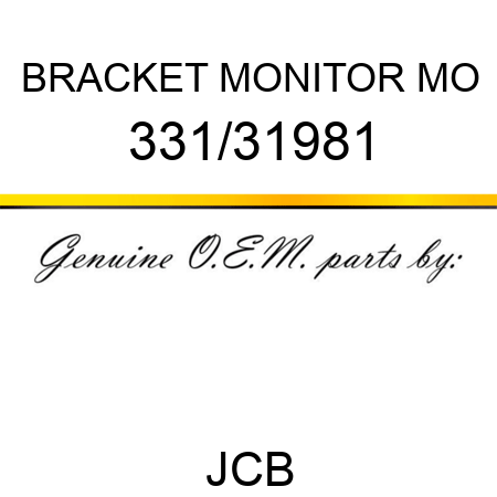 BRACKET MONITOR MO 331/31981