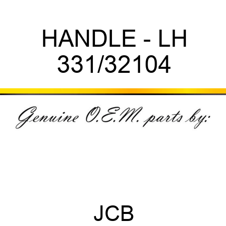 HANDLE - LH 331/32104