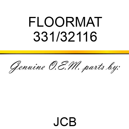 FLOORMAT 331/32116