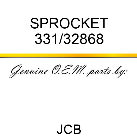 SPROCKET 331/32868