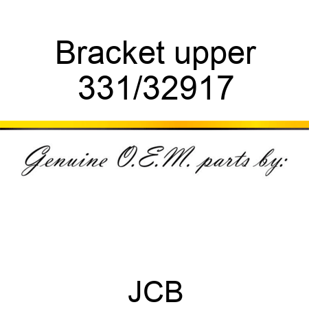 Bracket upper 331/32917