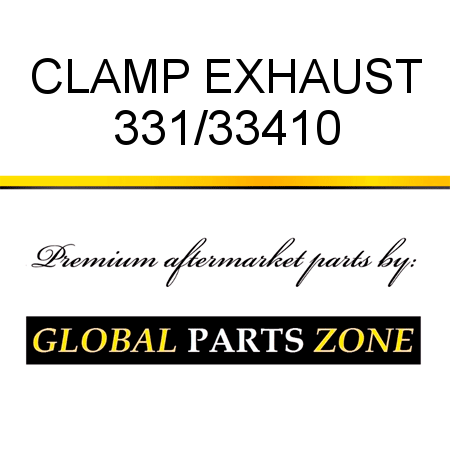 CLAMP EXHAUST 331/33410