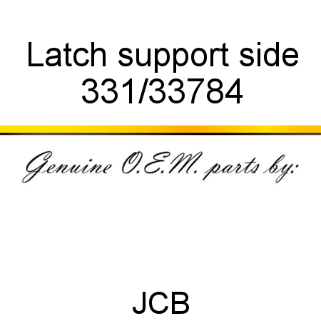 Latch, support side 331/33784