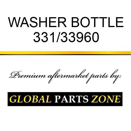 WASHER BOTTLE 331/33960