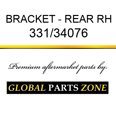 BRACKET - REAR RH 331/34076