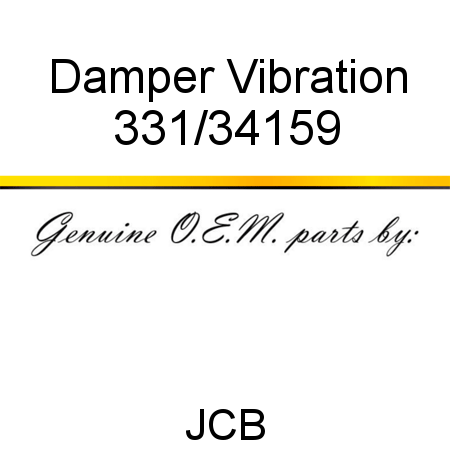 Damper, Vibration 331/34159