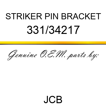 STRIKER PIN BRACKET 331/34217