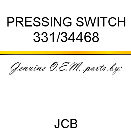 PRESSING, SWITCH 331/34468
