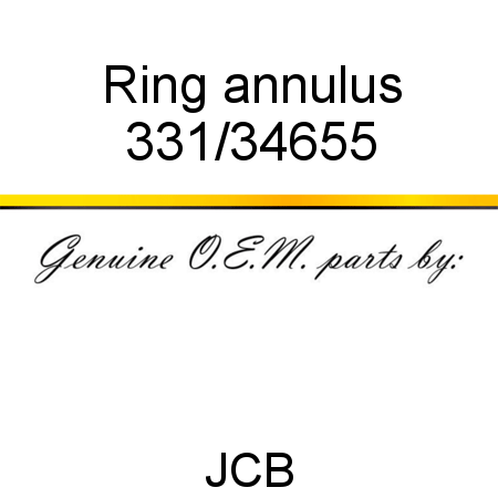 Ring, annulus 331/34655