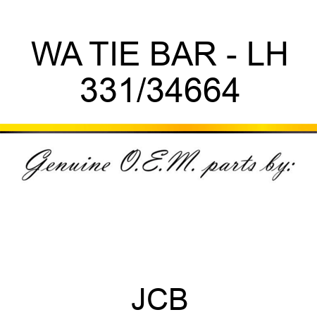 WA TIE BAR - LH 331/34664
