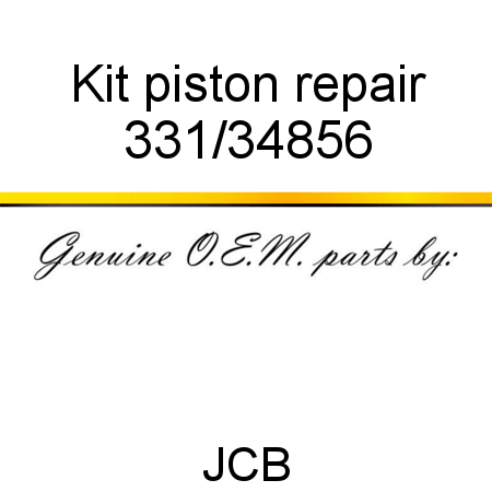 Kit, piston repair 331/34856