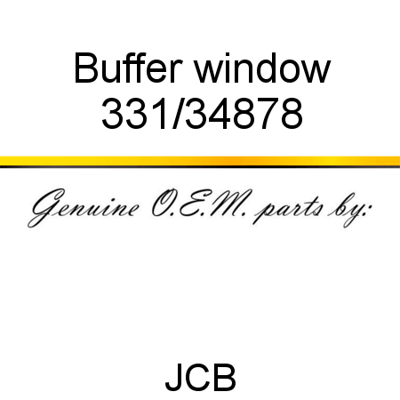 Buffer, window 331/34878