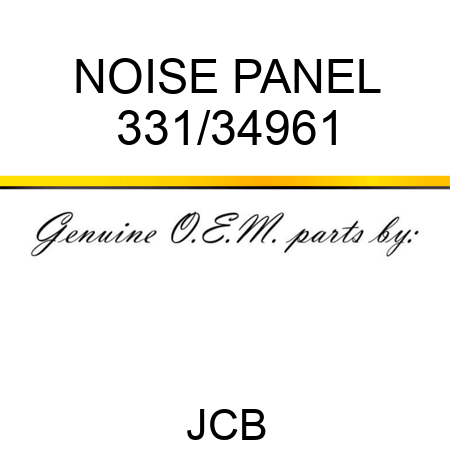 NOISE PANEL 331/34961