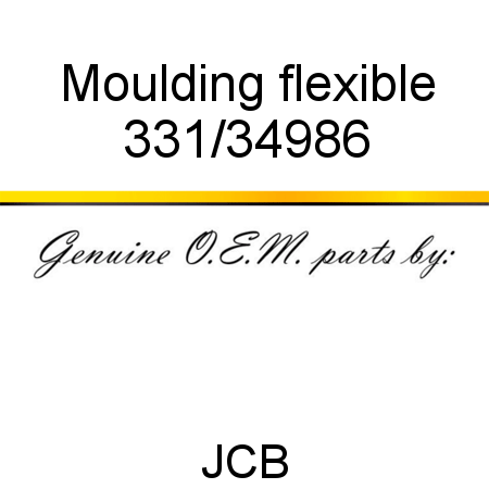 Moulding, flexible 331/34986