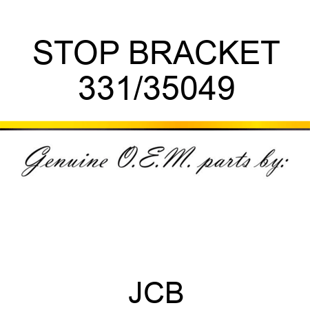 STOP BRACKET 331/35049