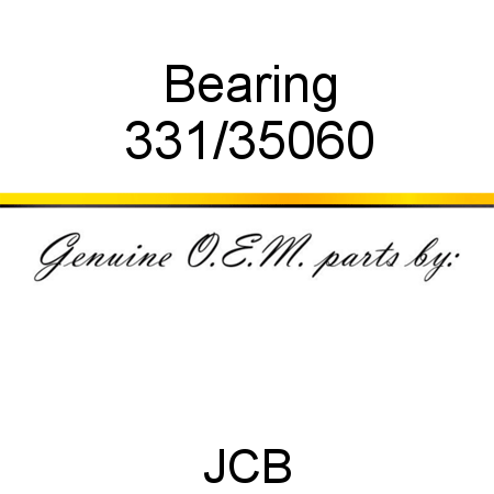 Bearing 331/35060