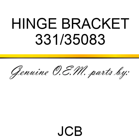 HINGE BRACKET 331/35083