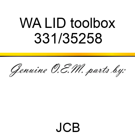 WA LID toolbox 331/35258