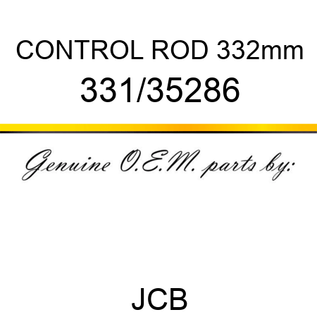 CONTROL ROD 332mm 331/35286