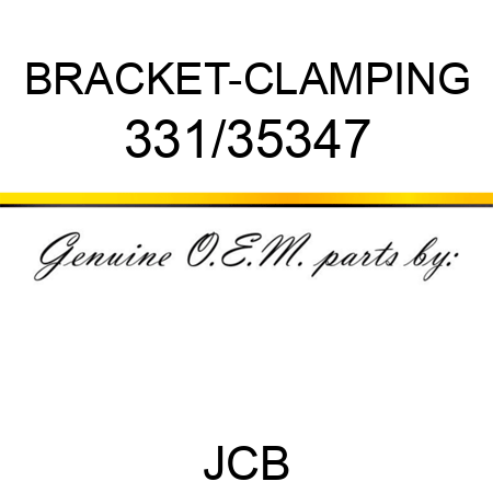 BRACKET-CLAMPING 331/35347