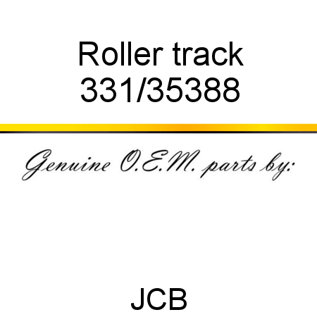 Roller, track 331/35388