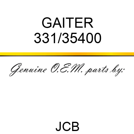 GAITER 331/35400