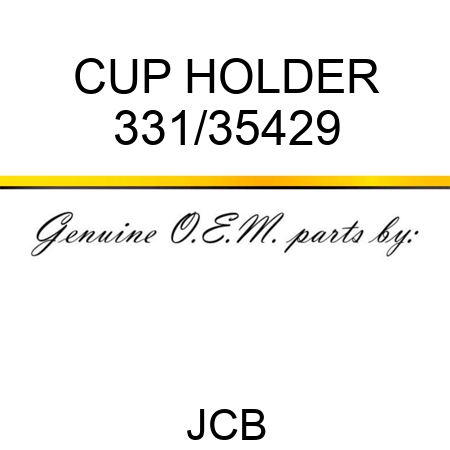 CUP HOLDER 331/35429