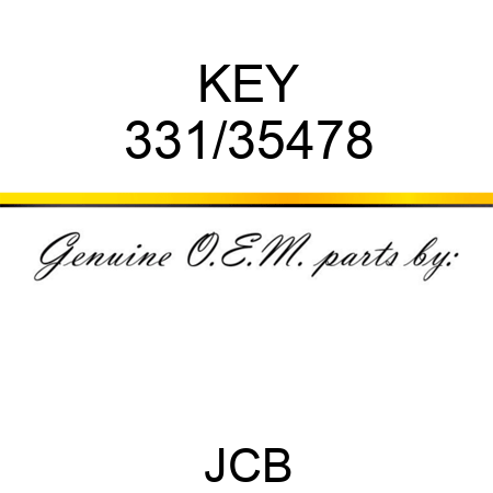 KEY 331/35478
