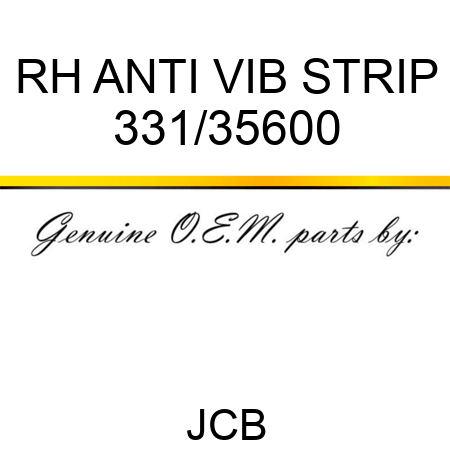 RH ANTI VIB STRIP 331/35600