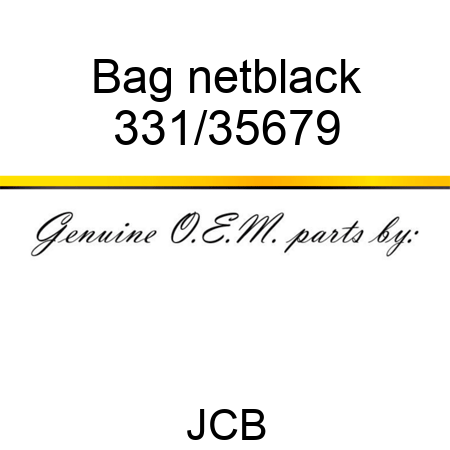 Bag net,black 331/35679