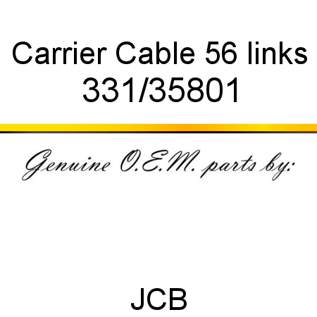 Carrier, Cable, 56 links 331/35801