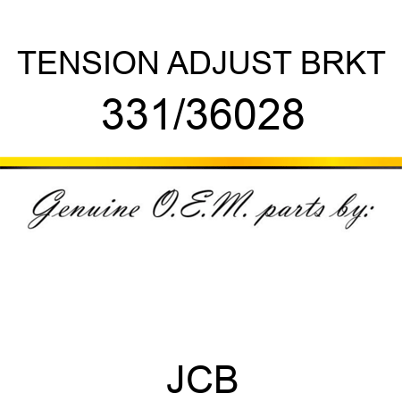TENSION ADJUST BRKT 331/36028
