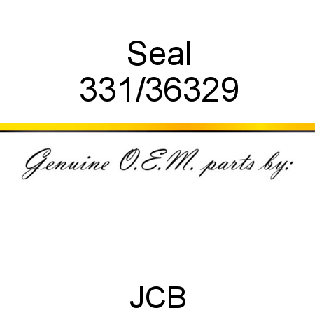 Seal 331/36329