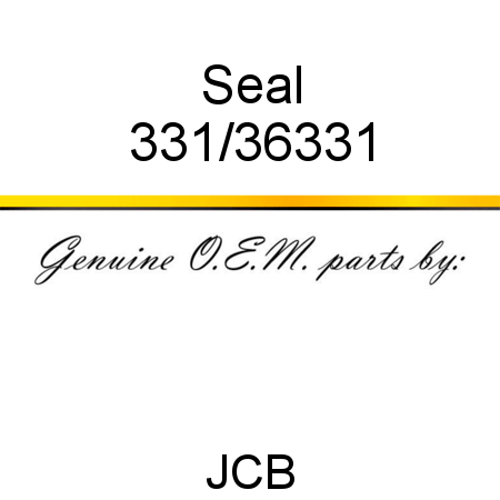 Seal 331/36331