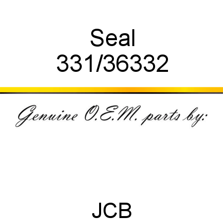 Seal 331/36332