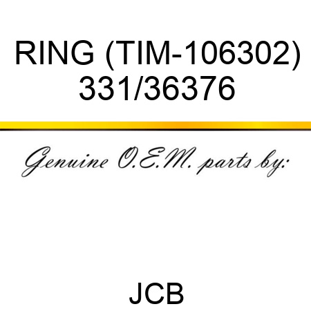 RING (TIM-106302) 331/36376