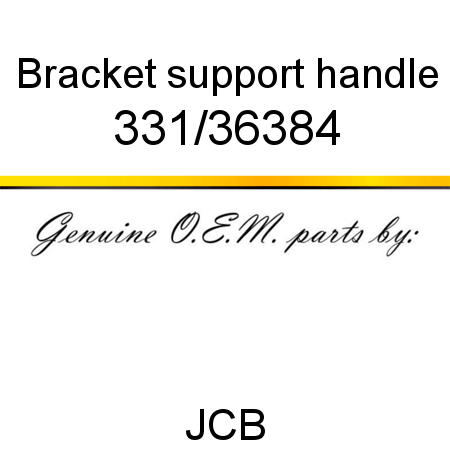 Bracket, support handle 331/36384