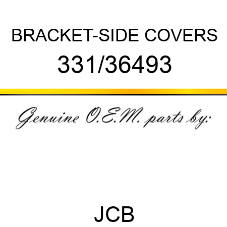 BRACKET-SIDE COVERS 331/36493