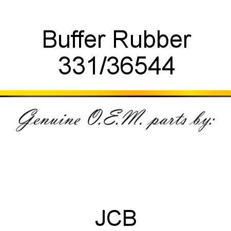 Buffer, Rubber 331/36544