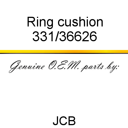 Ring, cushion 331/36626