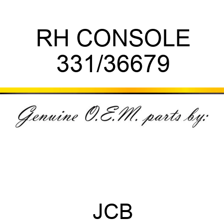 RH CONSOLE 331/36679