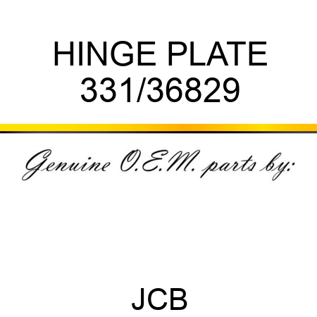 HINGE PLATE 331/36829