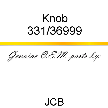 Knob 331/36999