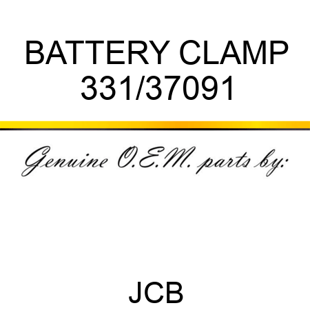 BATTERY CLAMP 331/37091
